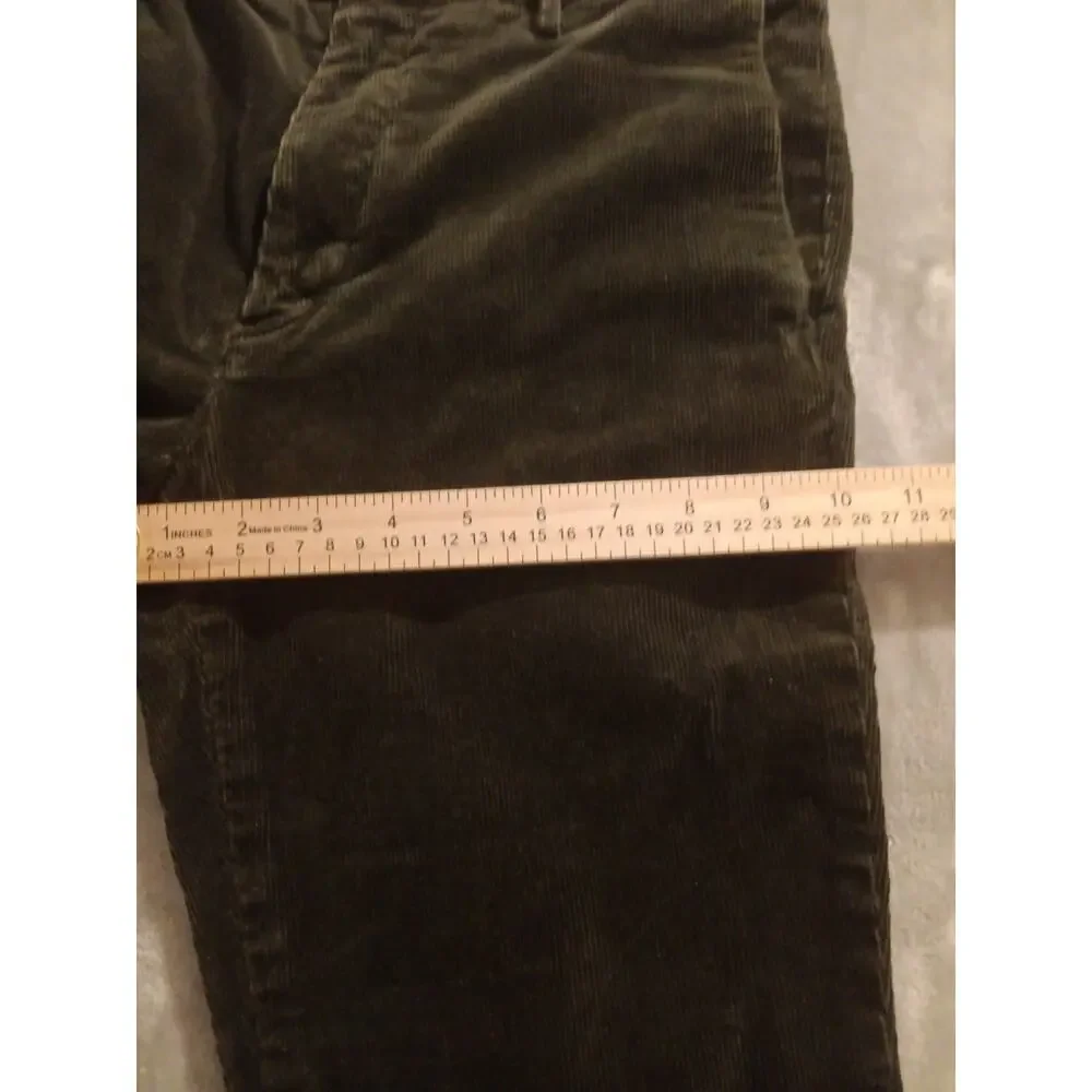 Polo Ralph Lauren Corduroy Slim Fit Pants Mens 29W x 30L Green